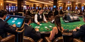 RNG live dealer continuous shuffling blackjack