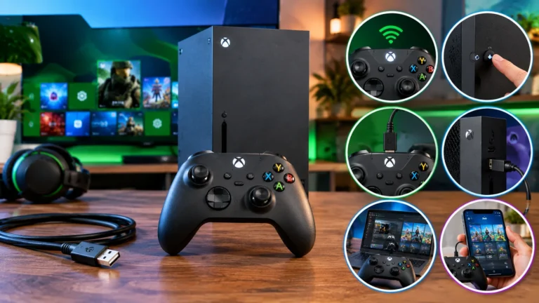 How to Connect Xbox Controller to Xbox? | Wireless, USB, PC & Mobile Guide