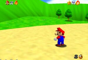 Playing Super Mario 64 Unblocked