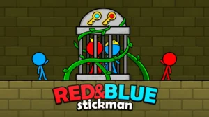 Red and Blue Stickman