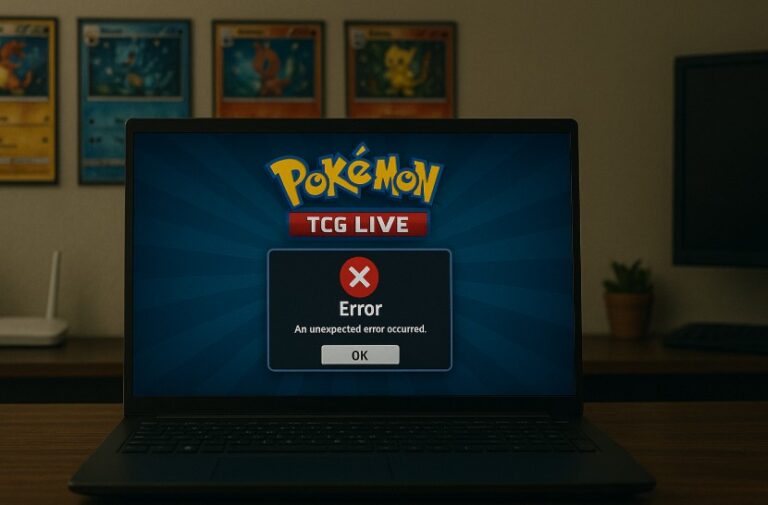 Pokemon TCG Error Code 102-002-016