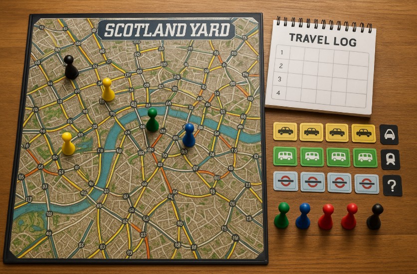 Scotland Yard Board Game