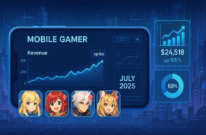 What Are the Key Revenue Trends for Gacha Games in July 2025