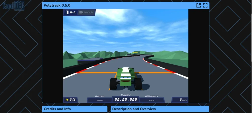 1. Polytrack (v0.5.0) – Futuristic Racing with Style
