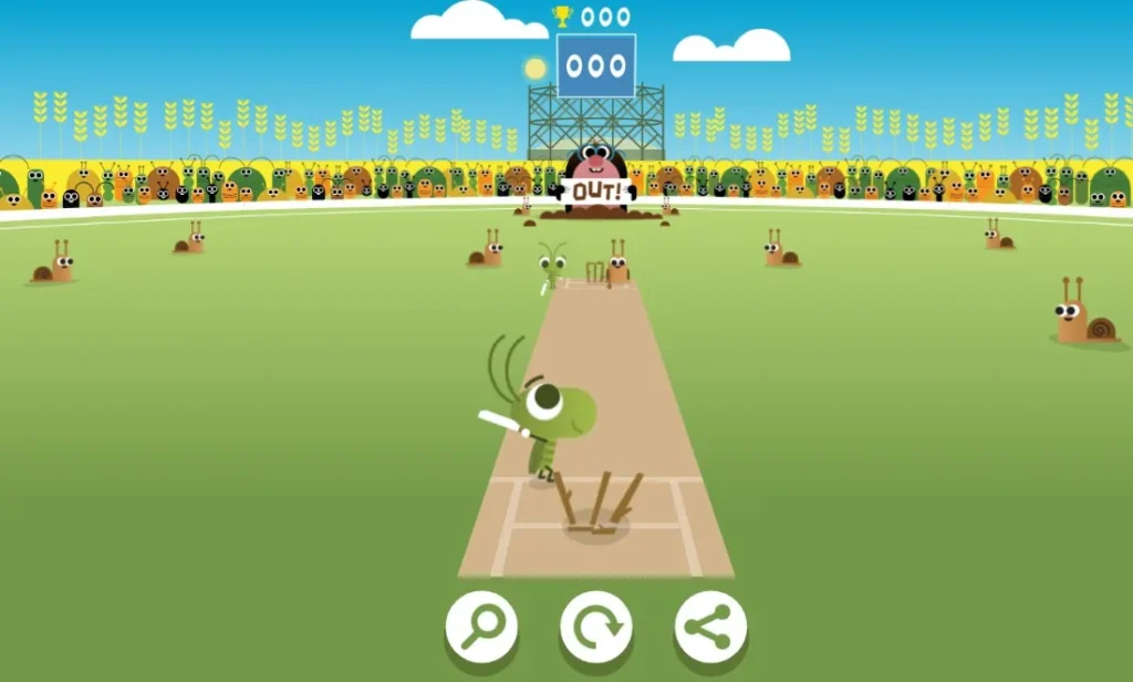 7. Doodle Cricket